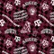 Licensed NCAA Texas A&M University Check Allover Cotton Fabric by the Yard